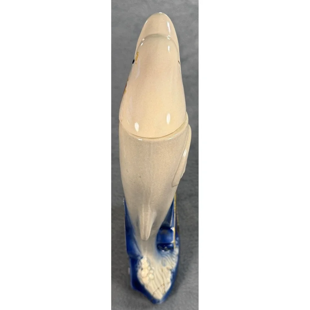 Vintage 1974 Ezra Brooks AMVETS Dolphin Decanter Hollywood Florida 30th National
